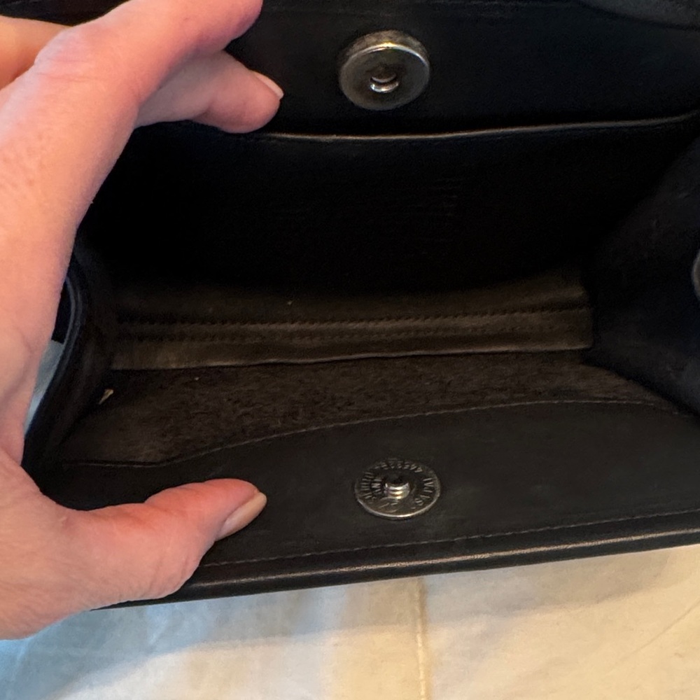 Vintage Coach Black Disco Mini Bag -9048 - Picture 3 of 7